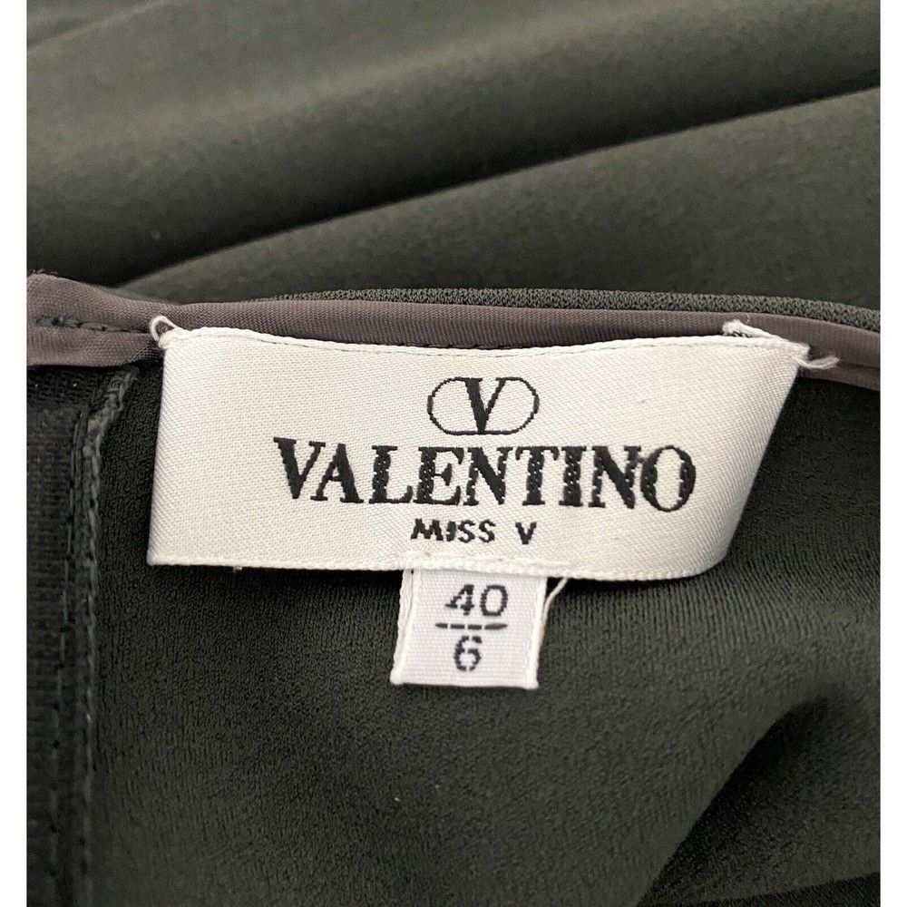 Vintage Valentino Miss V Gray Pencil Dress Small - Picture 2 of 7